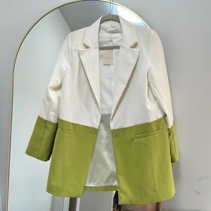 Colorblock blazer
